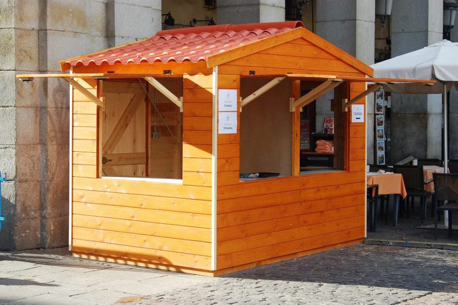 Caseta de madera de 3.00x2.00 m. - Plaza Mayor de Madrid.