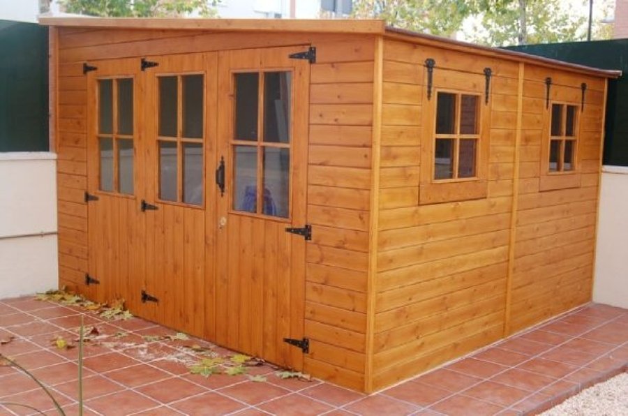 Caseta de madera de 3.40x3.50 m. - Daganzo de Arriba (Madrid)