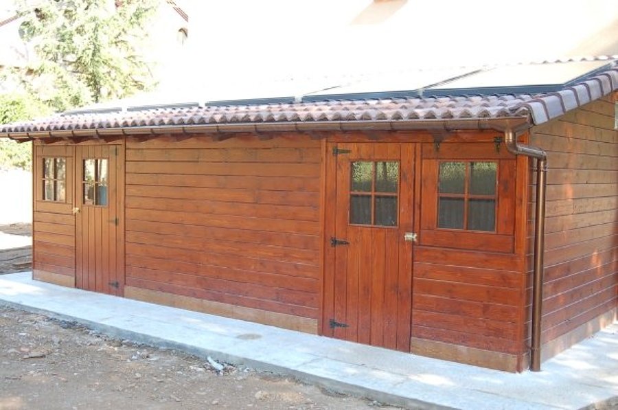 Caseta de madera de 7.00x3.00 m. - San Martín de Teverga (Asturias)