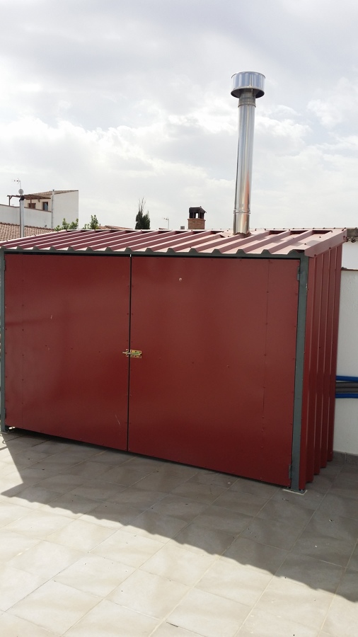 Caseta para caldera de gasoil