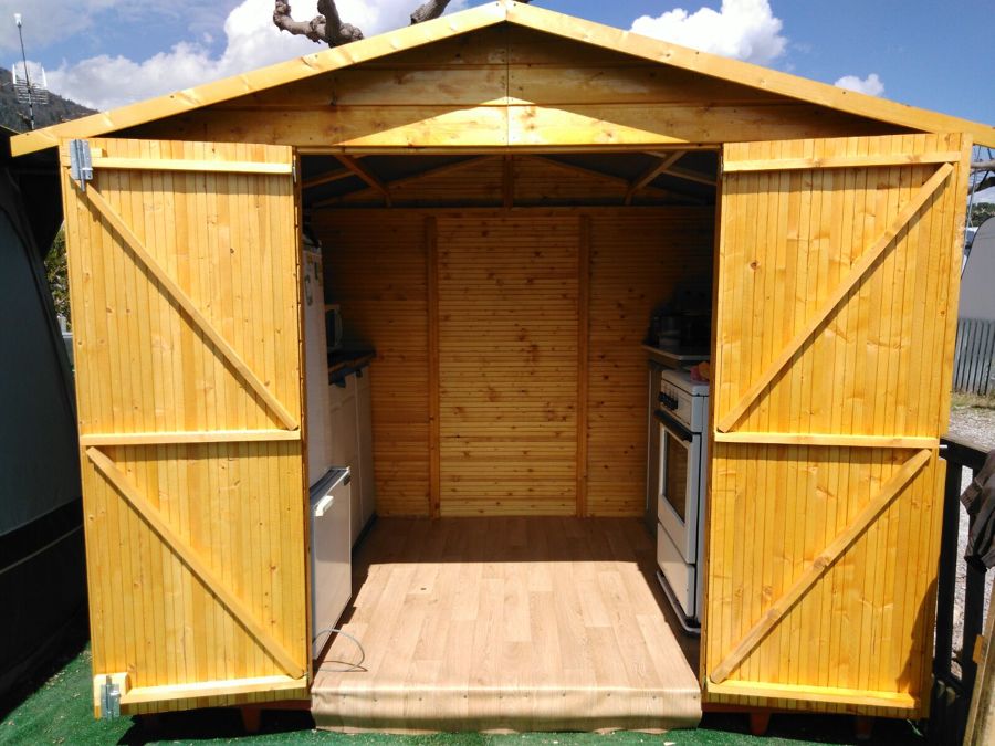 Caseta prefabricada acabada