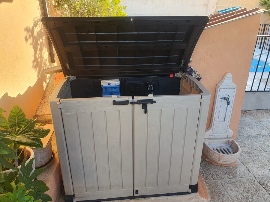 Caseta superficial piscina