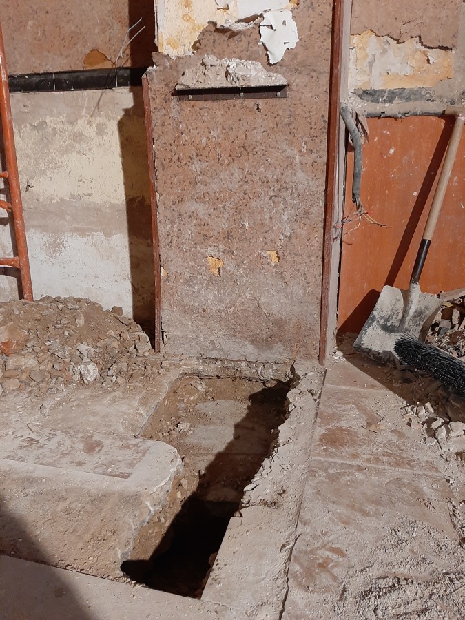 cata en cimentación