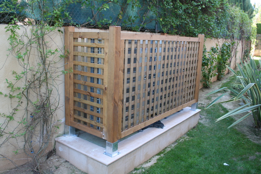 Celosía aire acondicionado