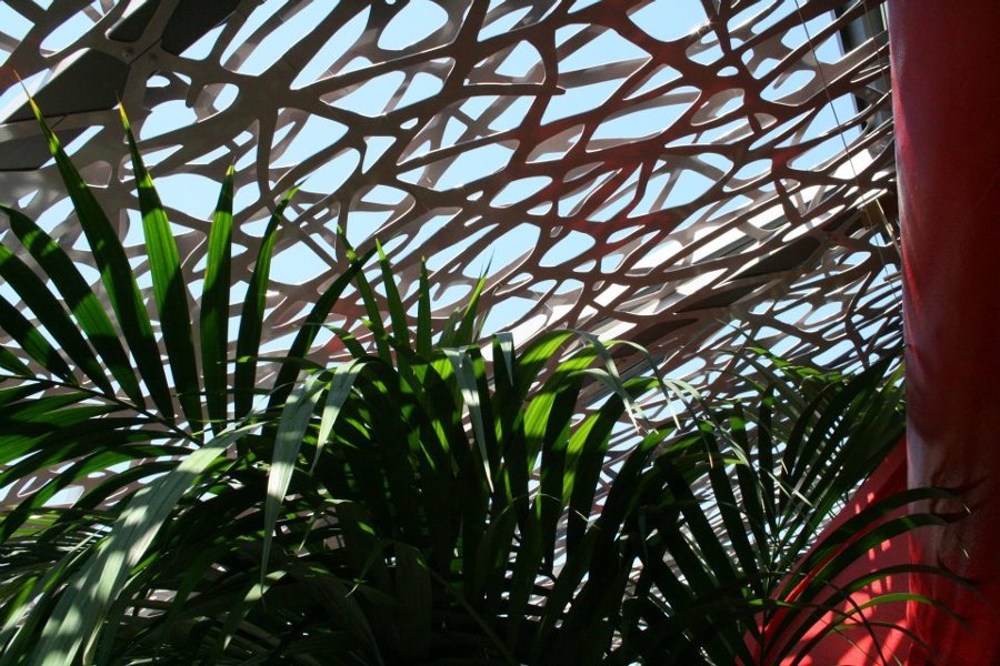 Celosía Decodesk en restaurante Abrassame, pz. de toros “Las Arenas”, Barcelona  