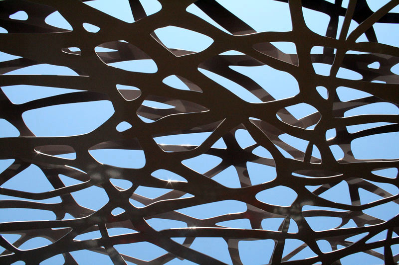 Celosía Decodesk en restaurante Abrassame, pz. de toros “Las Arenas”, Barcelona  