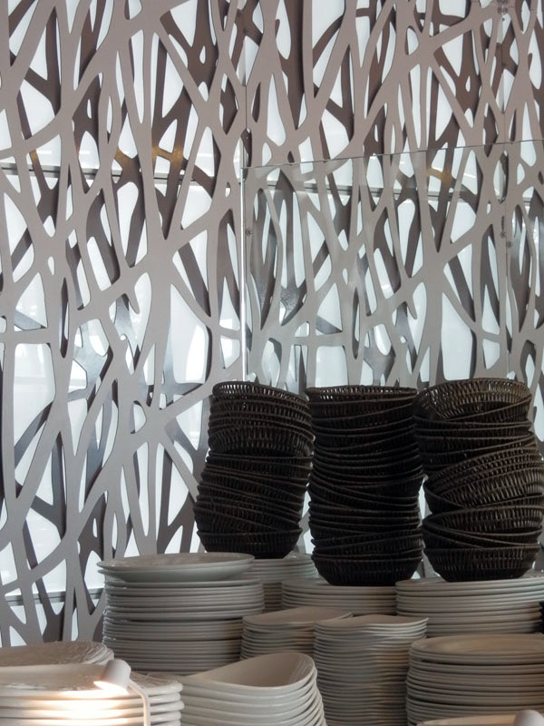 Celosía Decodesk en restaurante Abrassame, pz. de toros “Las Arenas”, Barcelona  