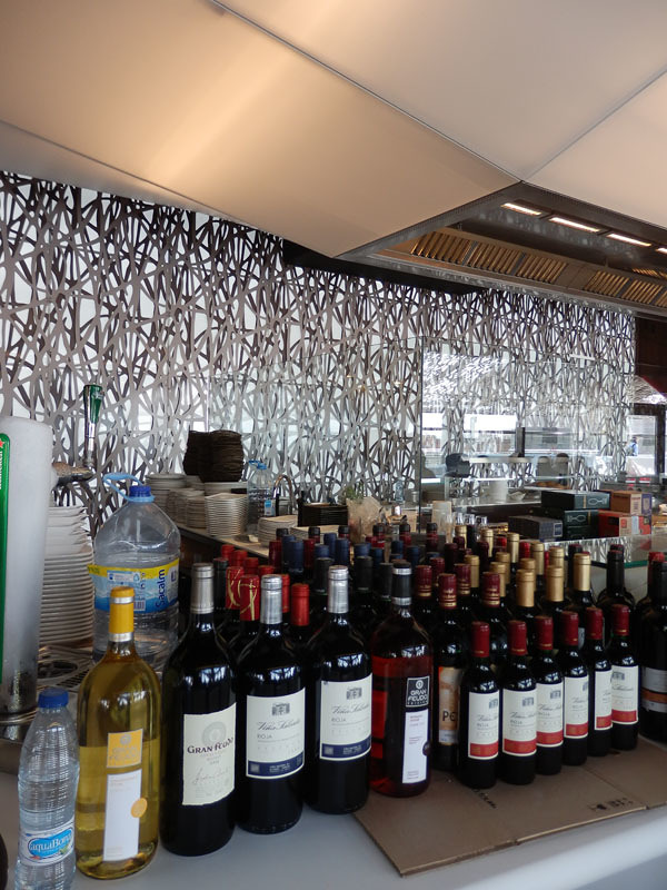 Celosía Decodesk en restaurante Abrassame, pz. de toros “Las Arenas”, Barcelona  