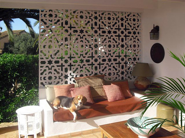 Celosía separador de ambientes