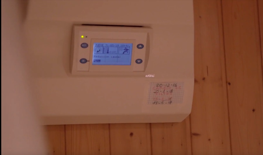 Central de Tratamiento de Aire que se instaló en casa de la clienta