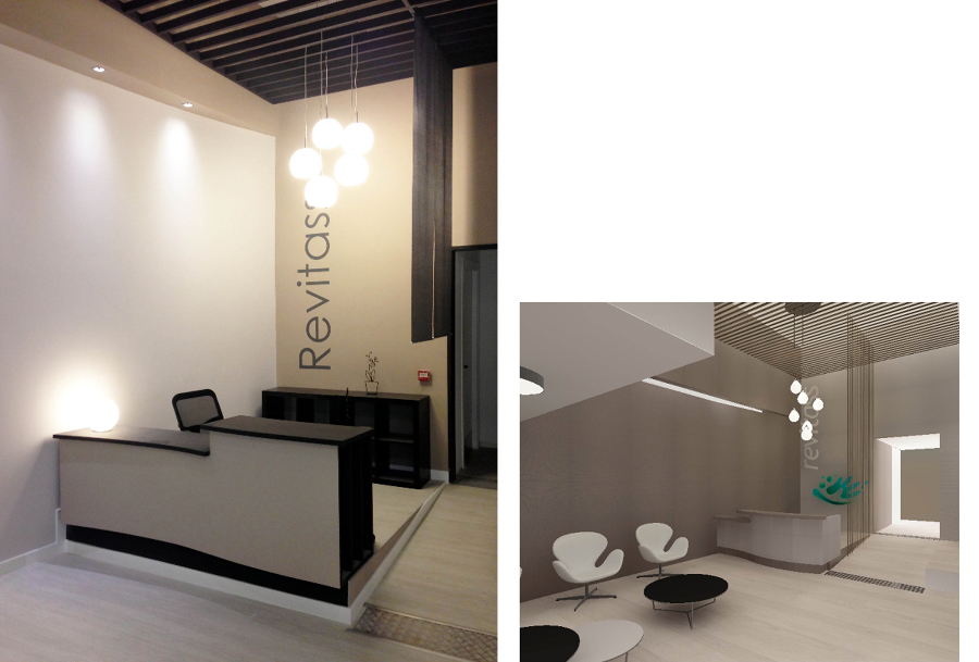 Centro fisioterapia. Recepción