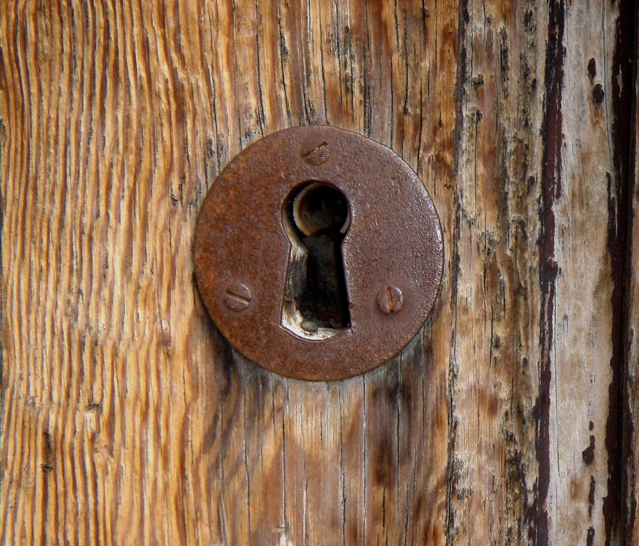cerradura madera