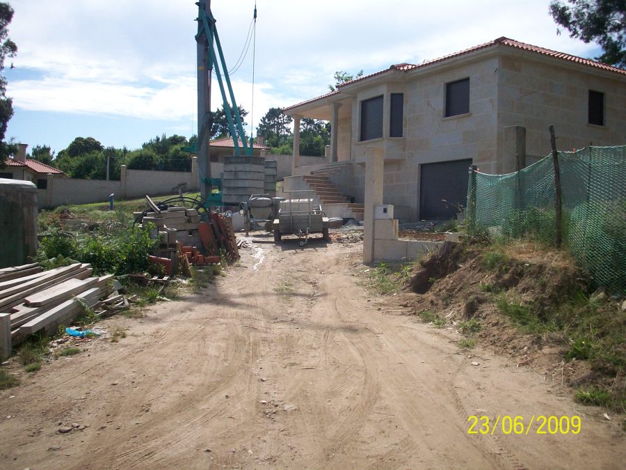 Cerramiento con muro