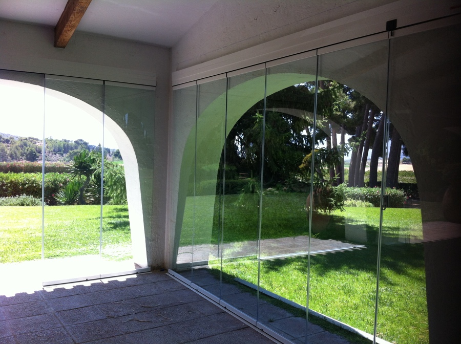 cerramiento cortina cristal