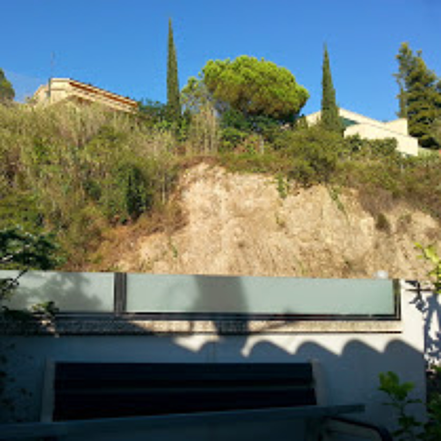 Cerramiento de acero inoxidable con cristal