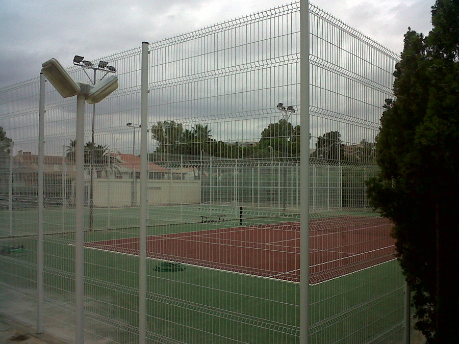 Cerramiento De Malla Electro Soldada Blanca