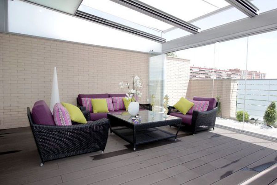 Cerramiento de terraza en Candido Mateos