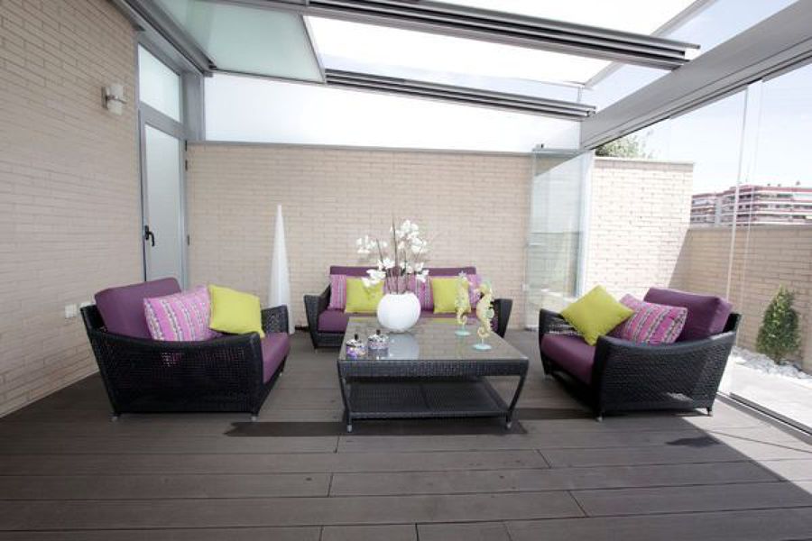 Cerramiento de terraza en Candido Mateos