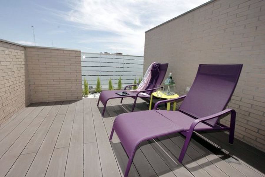 Cerramiento de terraza en Candido Mateos