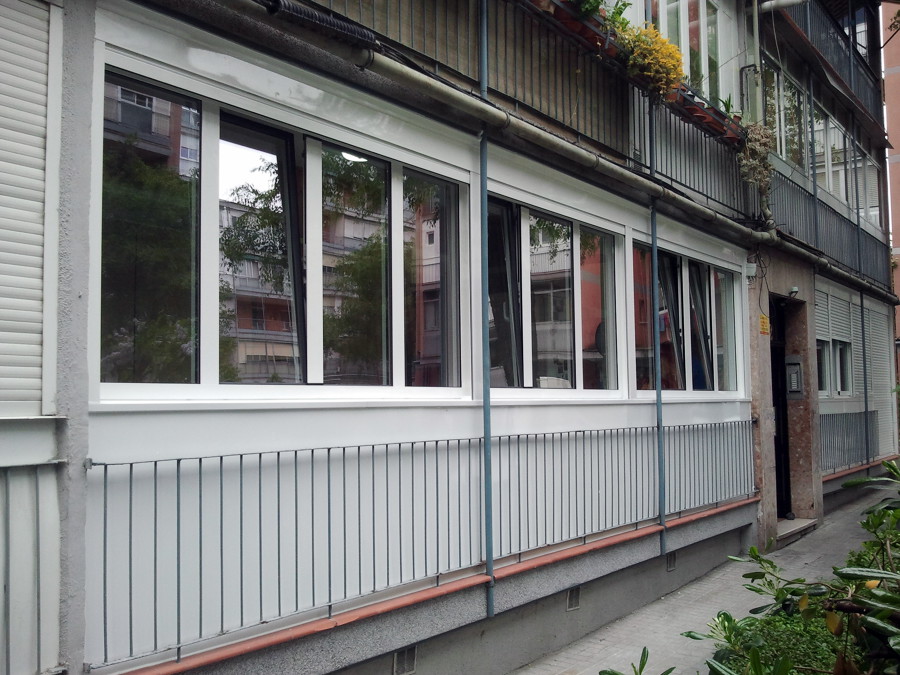 CERRAMIENTO TERRAZA HOJA  OCULTA 