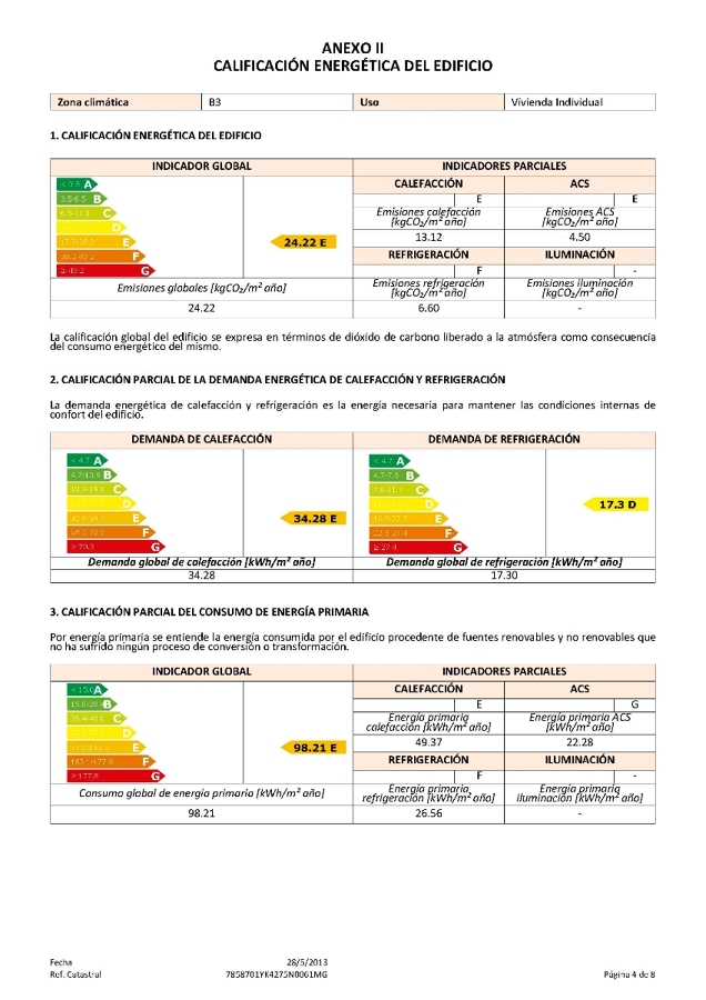 Certificado de Eficiencia Energética de Edificios Existentes