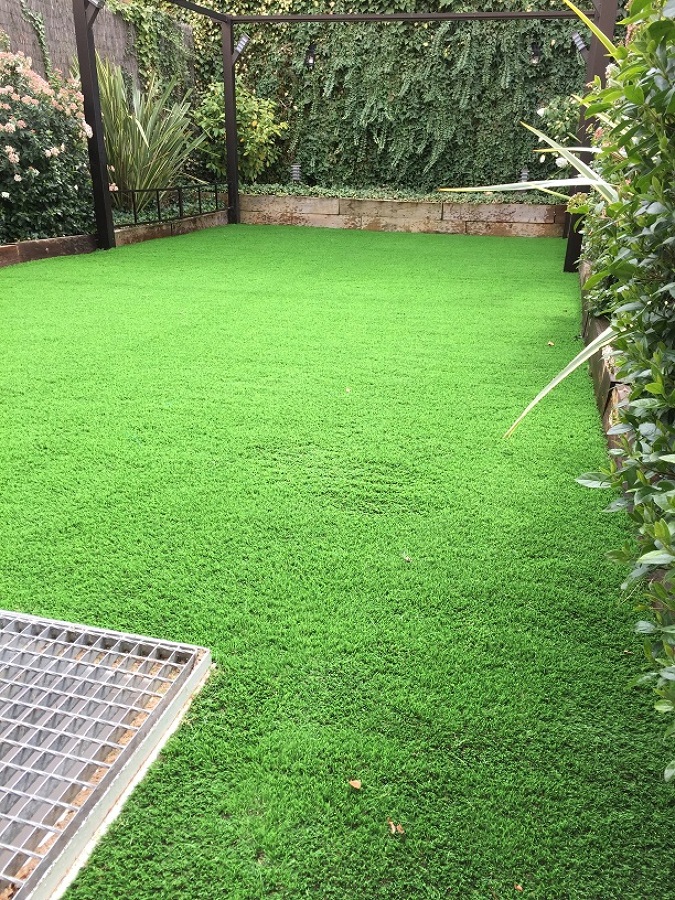 Césped articifial en Aravaca