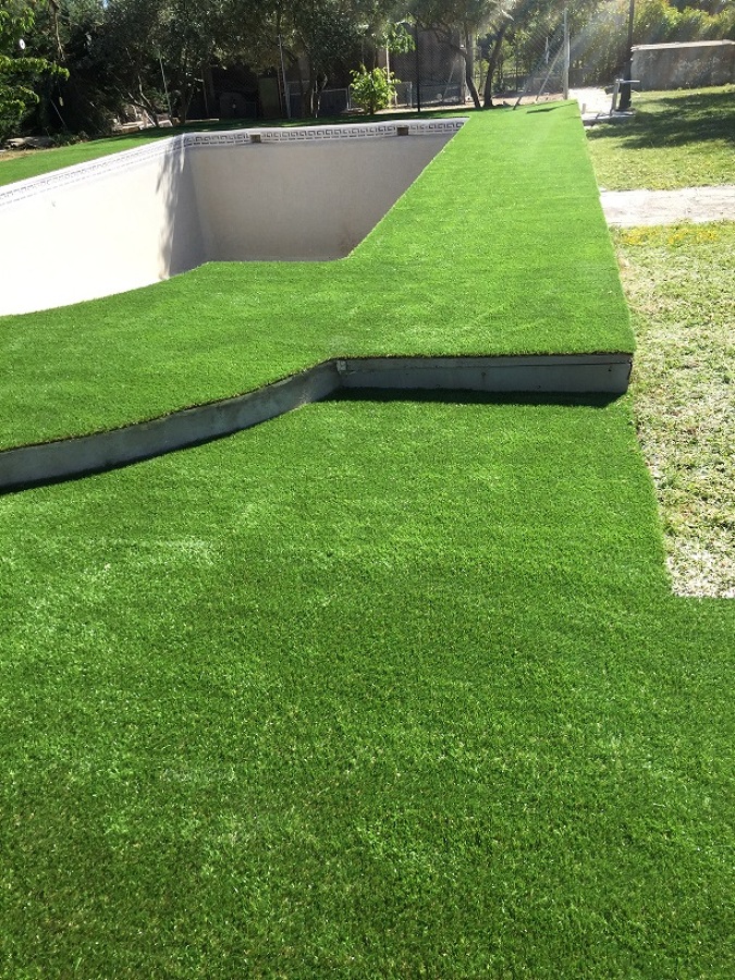 Césped articifial en El Escorial