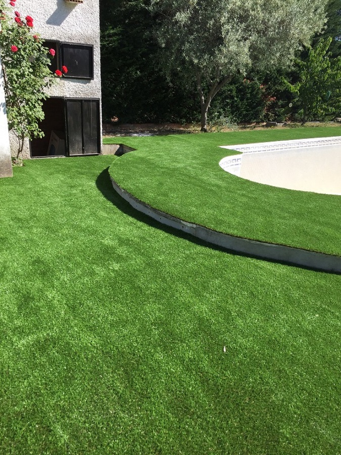 Césped articifial en El Escorial