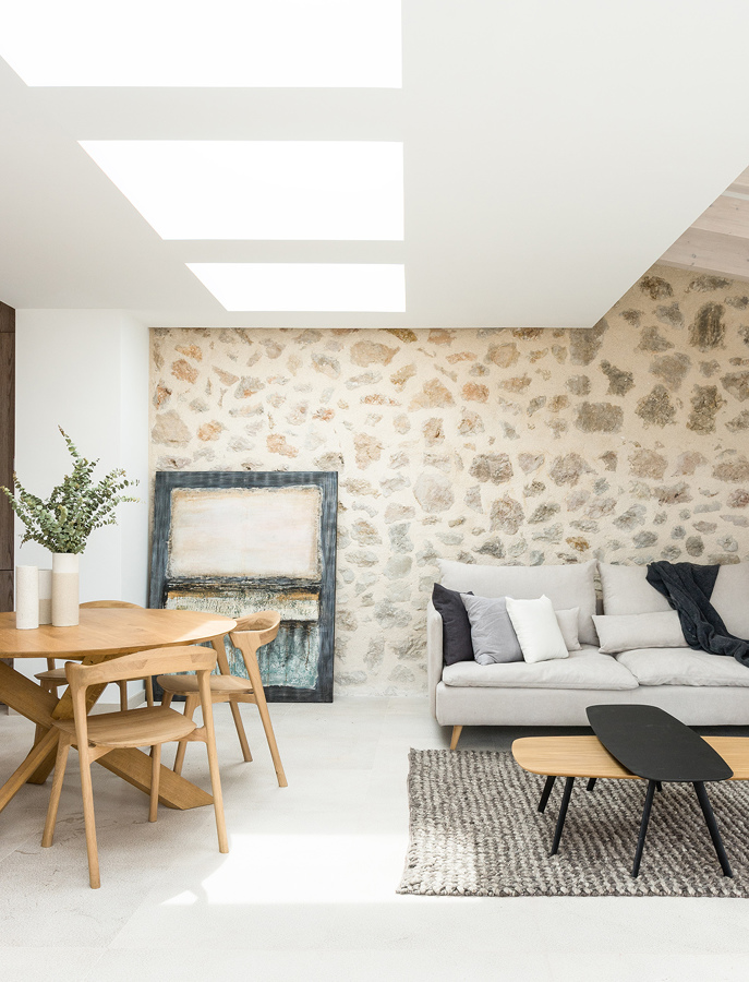 Chalé en Pollença: salón-comedor