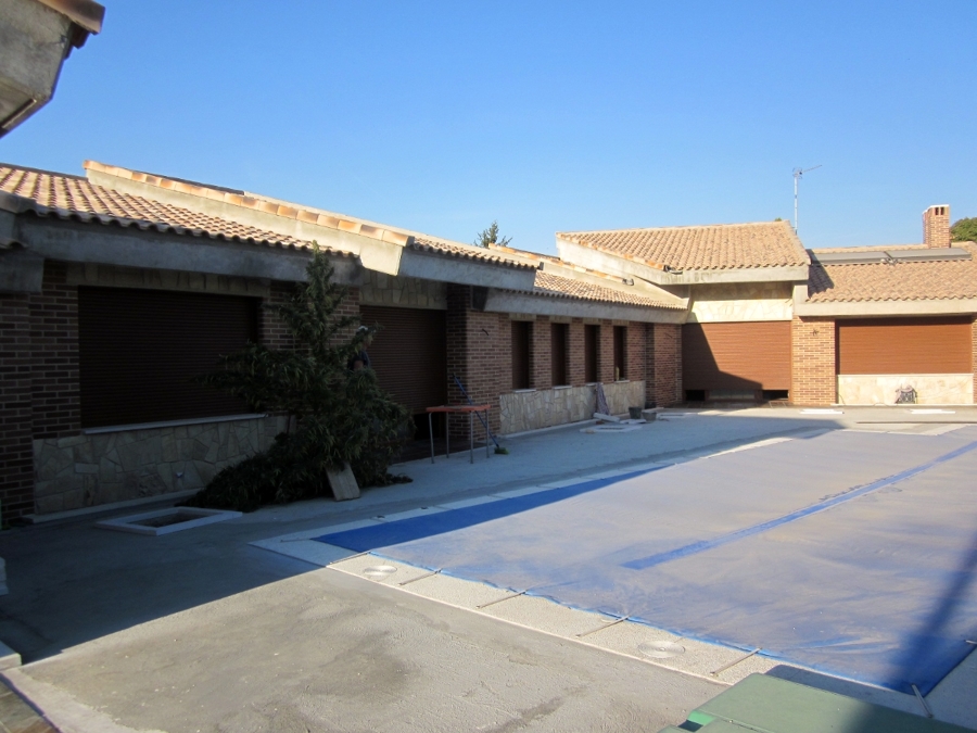 Chalet aislado, fase de construcción