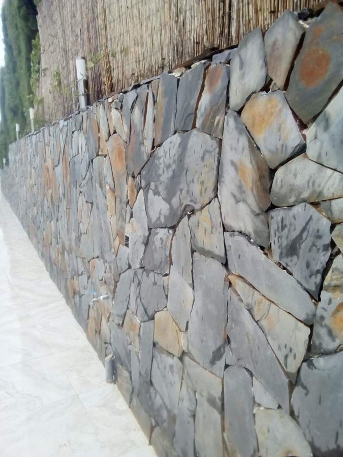 Chapado de piedra terraza