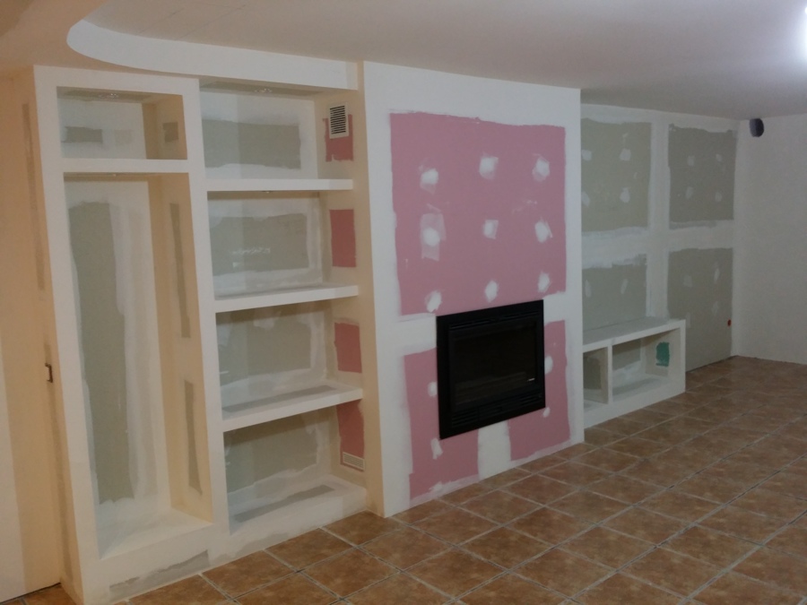 chimenea con modulos