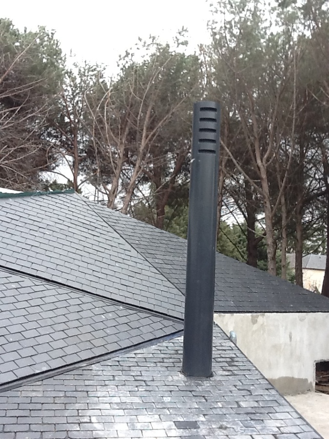 Chimenea de chapa especial