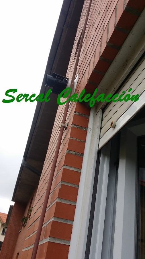 Chimenea de la nueva caldera