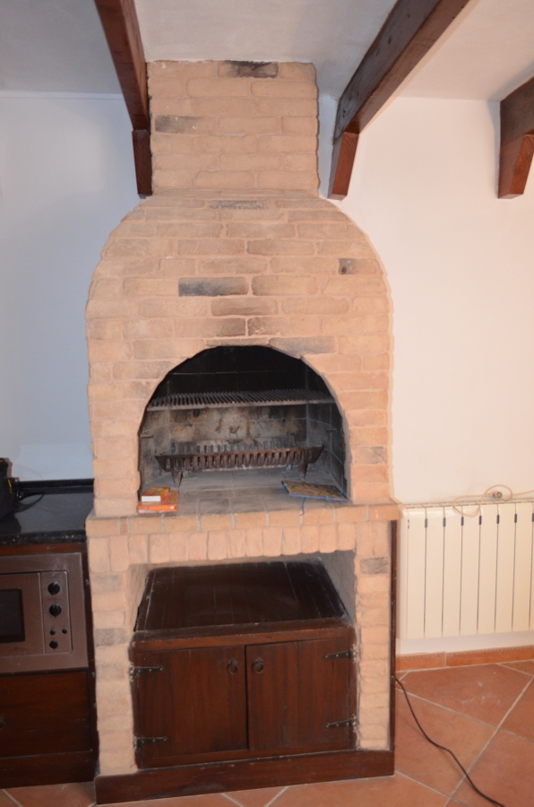 Chimenea de leña - rustica