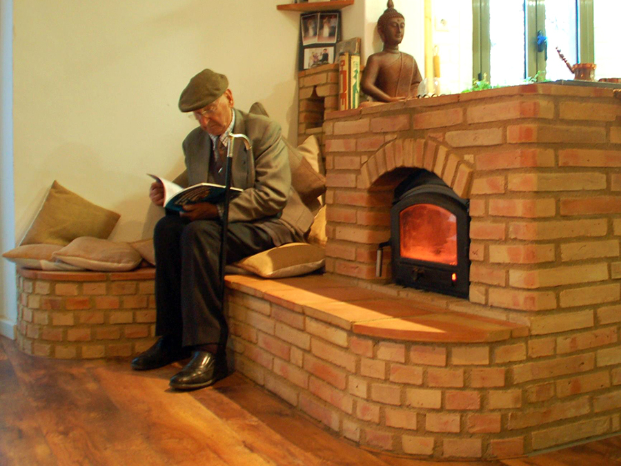 Chimenea de obra