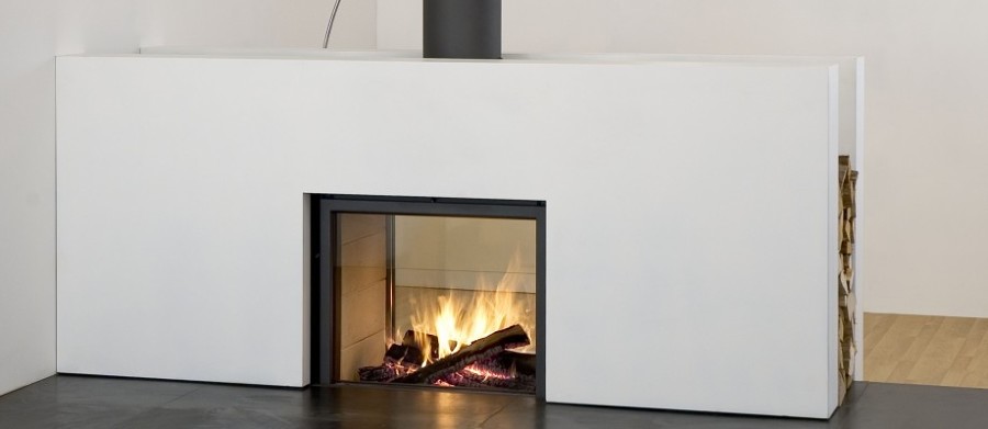 Chimenea entre tabiques