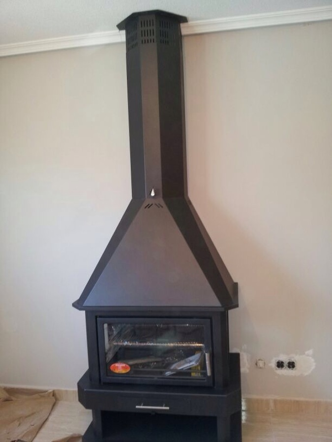 CHIMENEA METALICA SENCILLA