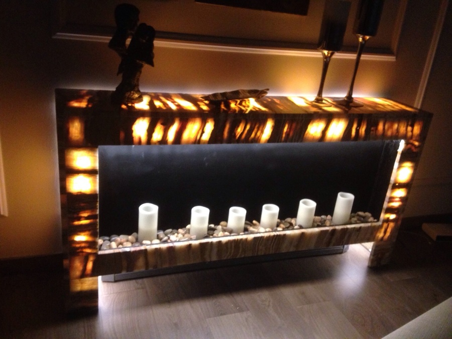 Chimenea Piedra Onix