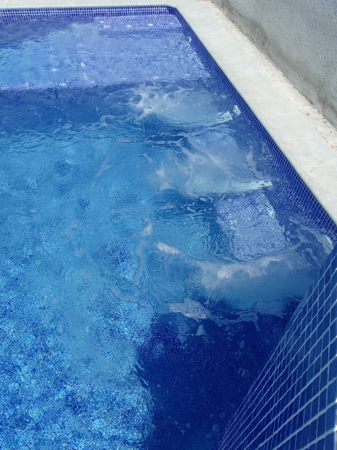 Chorros del SPA en marcha.