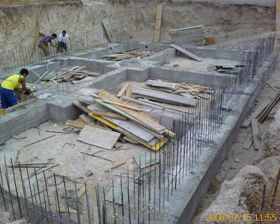 Cimentación de vivienda unifamilar