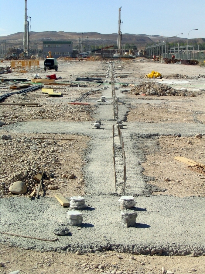 Cimentación en vainas