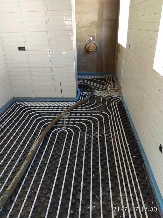 Circuitos de suelo radiante