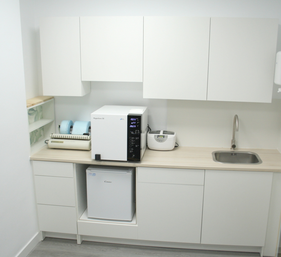 sala de esterilización