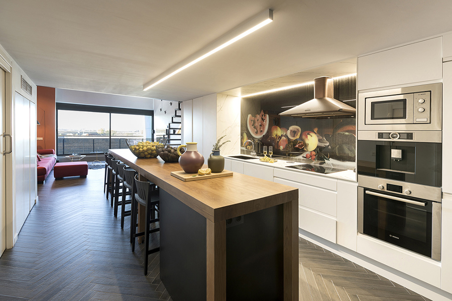 Cocina a medida loft