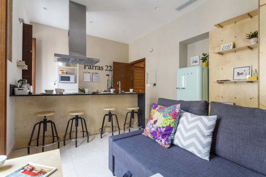 Cocina abierta a salón