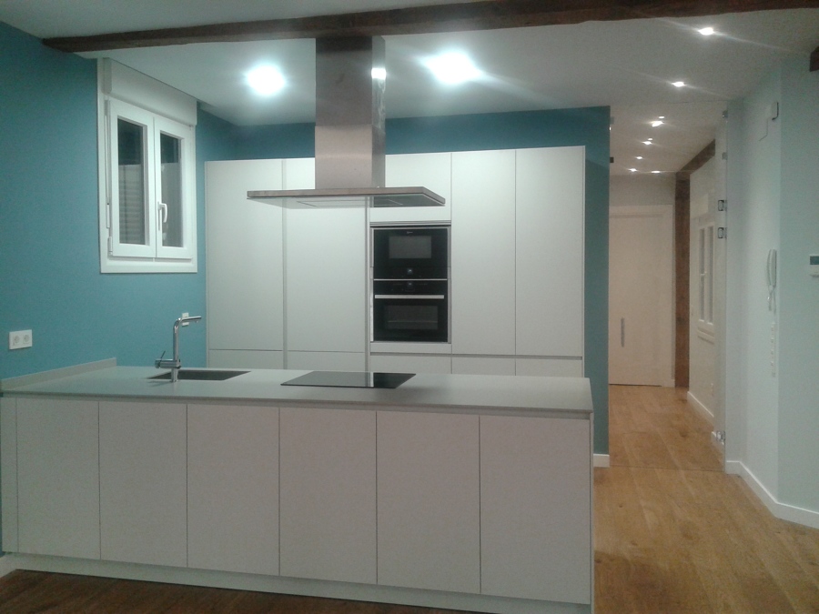 Cocina abierta a salón