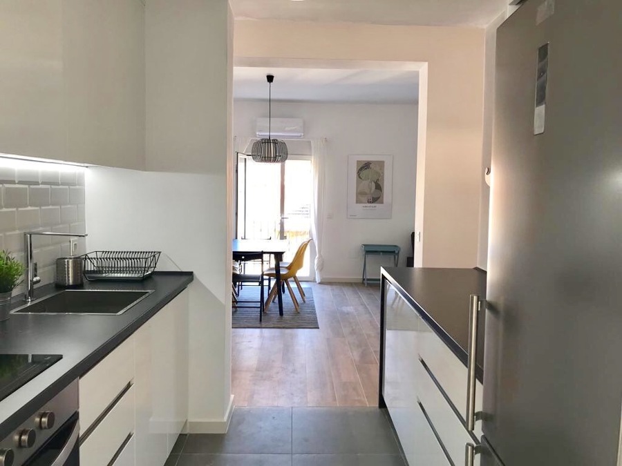 Cocina abierta a salón