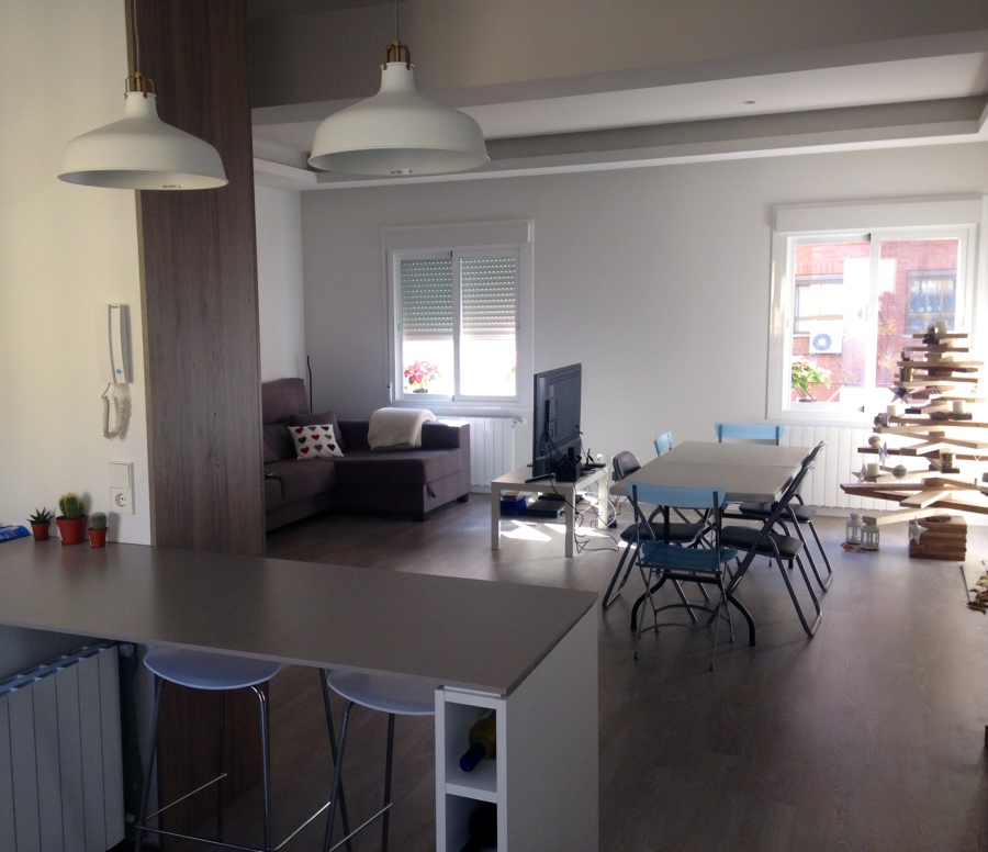 Cocina abierta al Salón