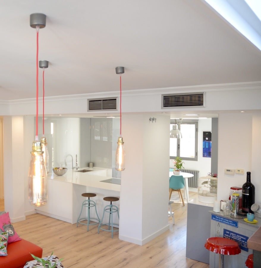 Cocina abierta al salón